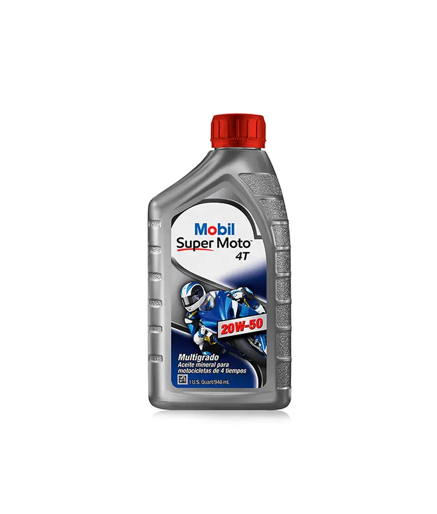 MOBIL SUPER MOTO 4T 20W50 – Aceite para motocicletas